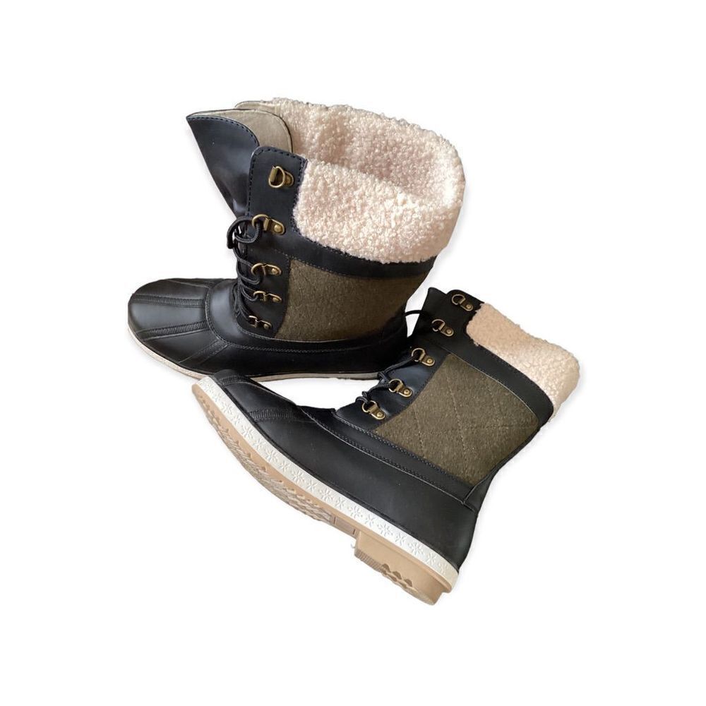 Olive Knee High Boots 8